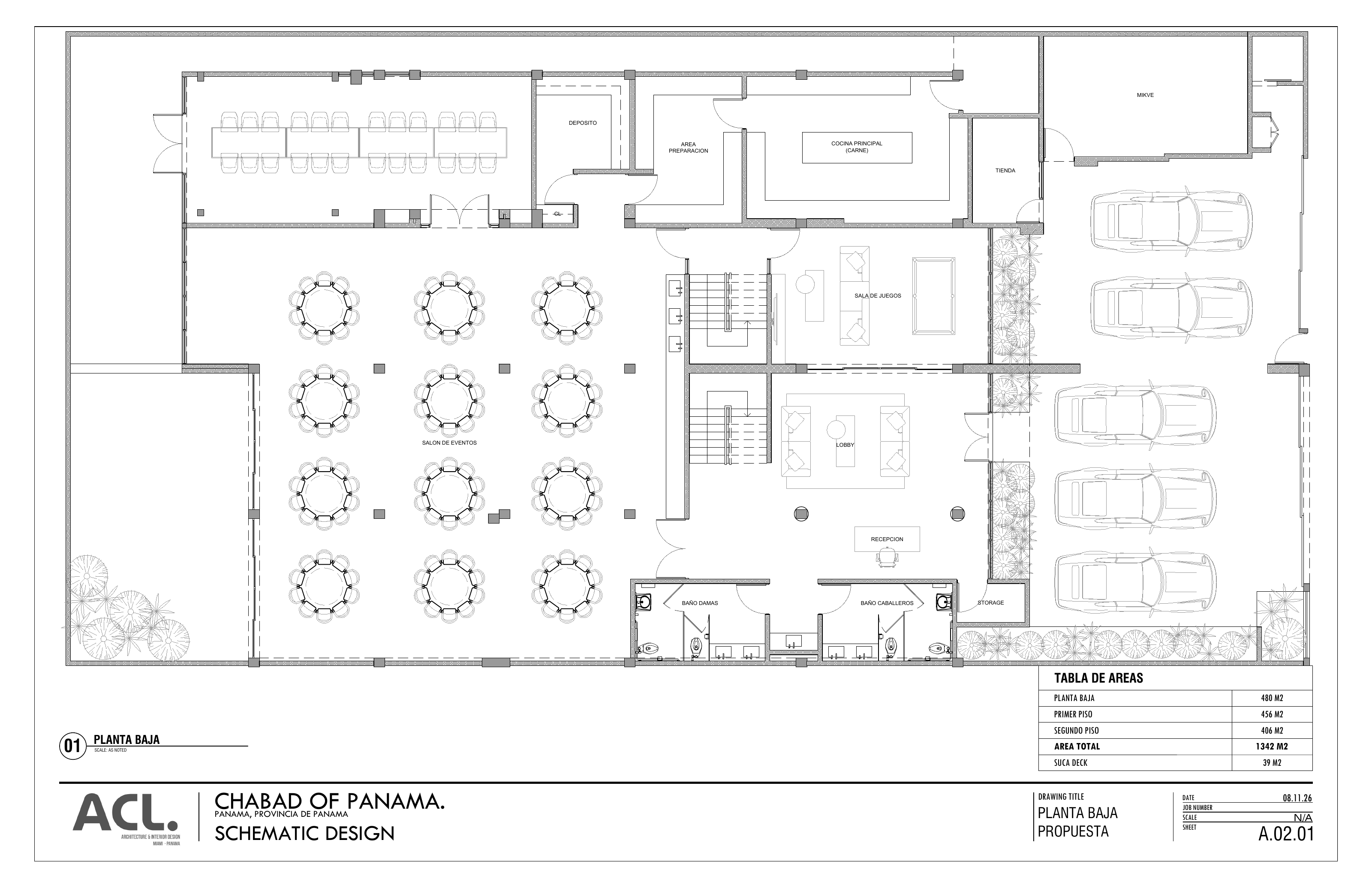 Full proposed drawing of the expanded ground floor